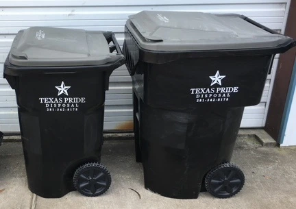 65 gallon cart and 95 gallon cart comparison